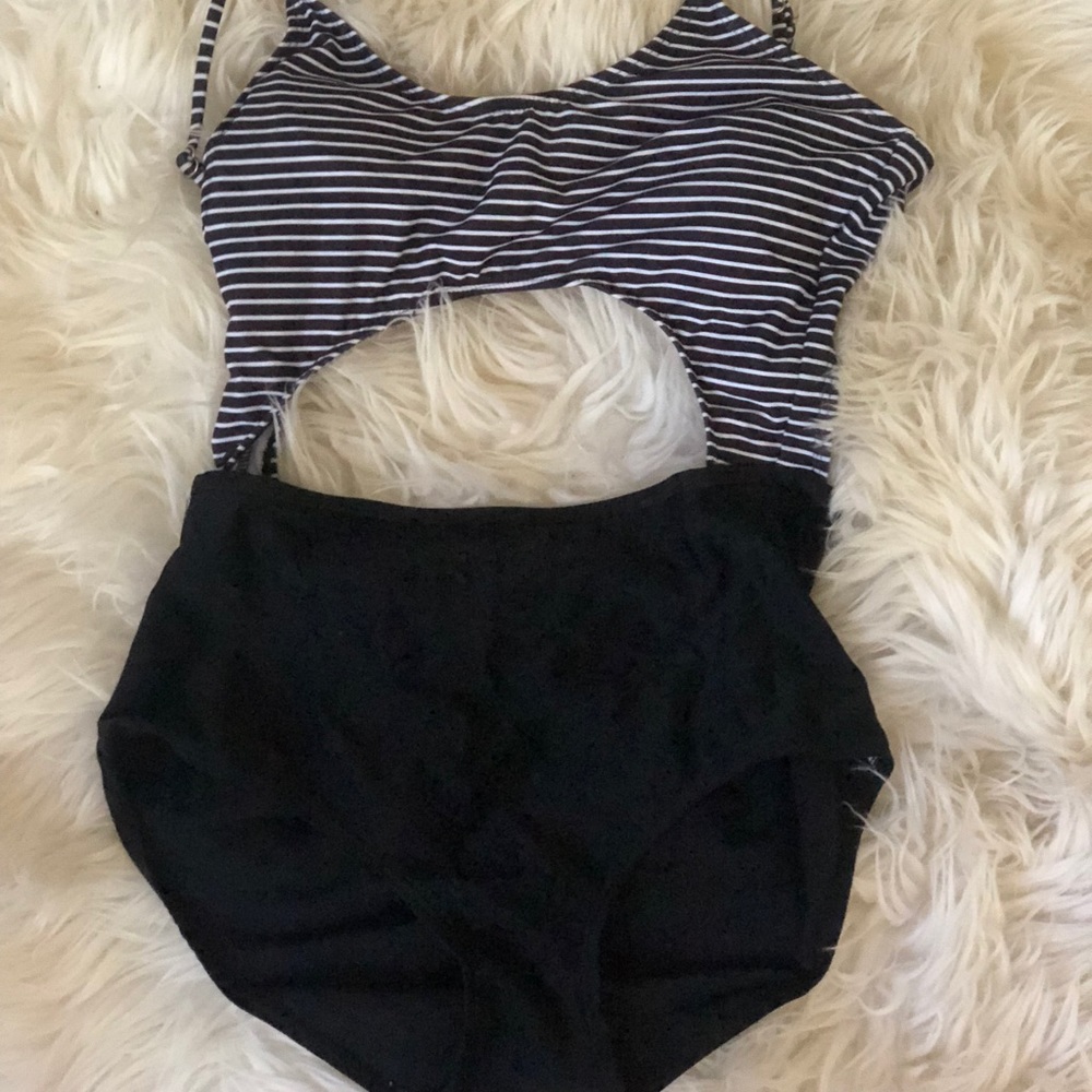 Black and white one piece